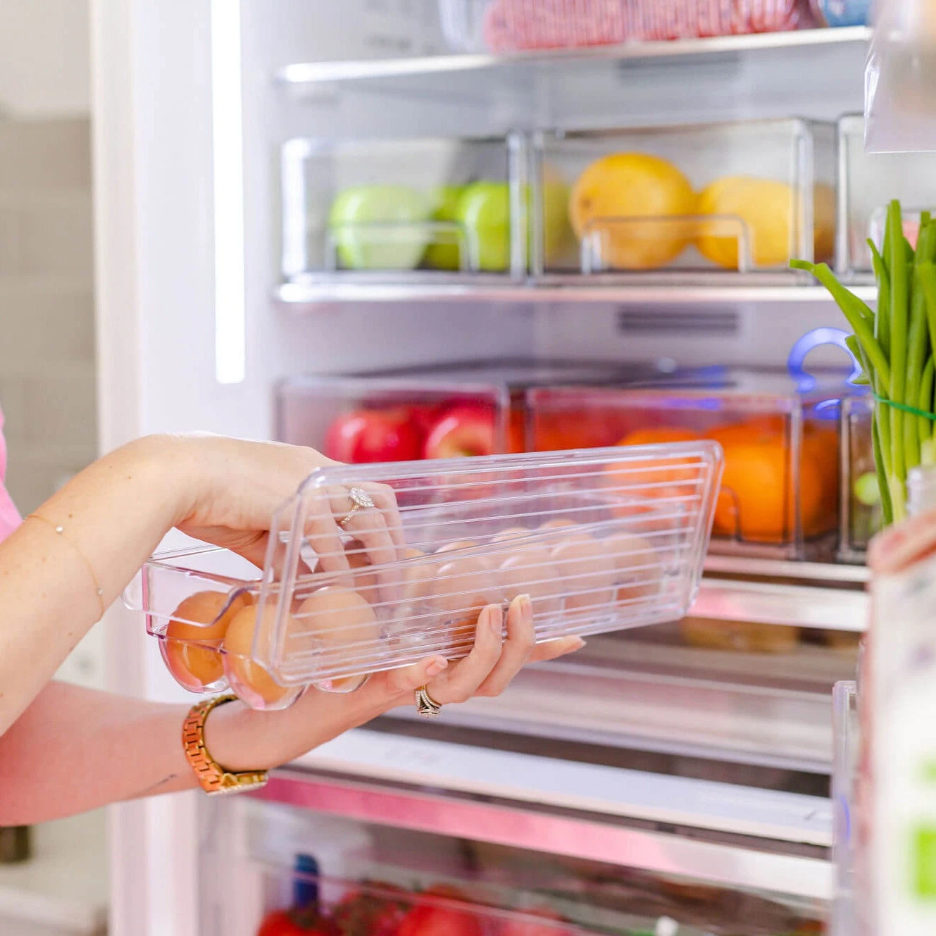 Clear Fridge Egg Storage Holder 5 Clear Fridge Egg Storage Holder - Image 3