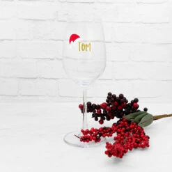 Personalised Christmas Santa Name Label Stickers -Pretty Little Designs Pretty Little Designs Final 100