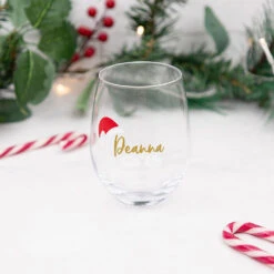 Personalised Christmas Santa Name Label Stickers -Pretty Little Designs Pretty Little Designs Finals IMG 1133copy