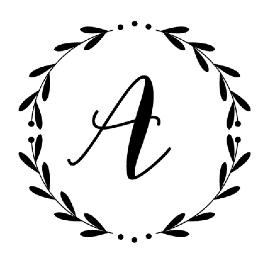 Personalised Initial Olive Circle 4 Personalised Initial Olive Circle - Image 2