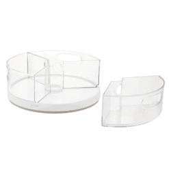 Youcopia Crazy Susan Turntable W/ 3 Bins -Pretty Little Designs Youcopia Lazy Susan Turntable 3