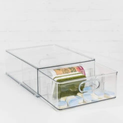 Crystal Storage Drawer With Divider | Large
