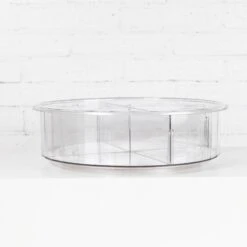 Clear Divided Lazy Susan