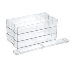 Crystal 3 Tier Shelf Organiser -Pretty Little Designs crystal shelf collection organisation