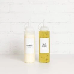 Squeeze Sauce Bottle -Pretty Little Designs easy refill sauce bottle