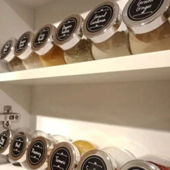 Daisy Black Custom Pantry & Spice Labels -Pretty Little Designs image 247dac83 20dc 46c6 8d9e b193b62f97bd