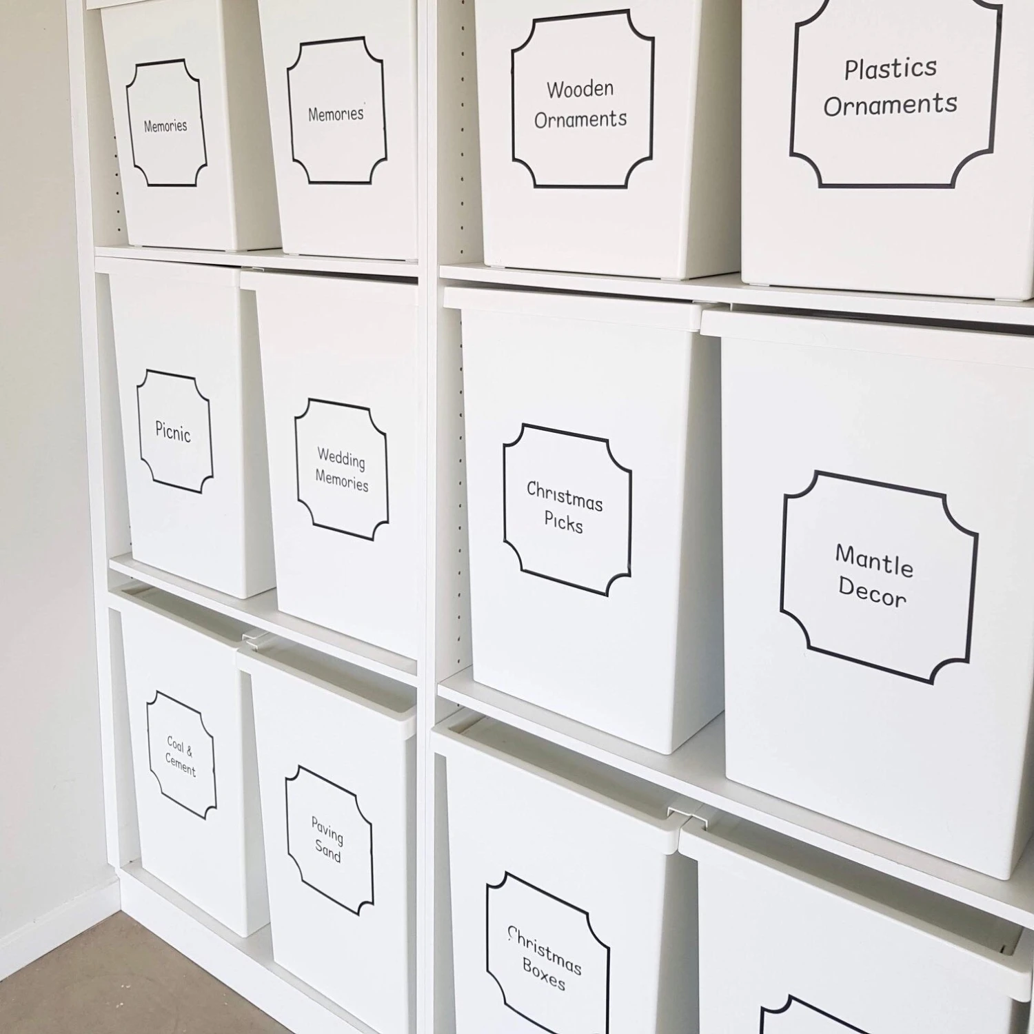 Hamptons - Storage Labels For Garages, Storage Or Anywhere 3 Hamptons - Storage Labels For Garages, Storage Or Anywhere