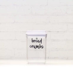 White Push Top Pantry Container - 900ml