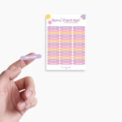 Name Sticker Pack - Mini Plain