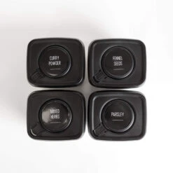 Black Modern Minimalist Peel & Stick Pantry Labels 11 Black Modern Minimalist Peel & Stick Pantry Labels -Pretty Little Designs modern minimalist stickers