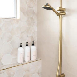 Luxe Minimalist Bathroom Labels -Pretty Little Designs organised bathroom label collection