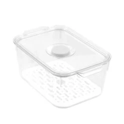 Crystal Green Fridge Keeper - 2.4L -Pretty Little Designs organised fridge with saver