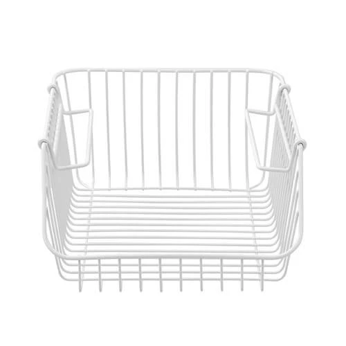 Wire Stacking Basket - White 4 Wire Stacking Basket - White - Image 2