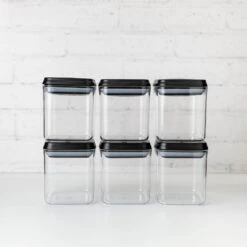 Black Push Top Spice Pantry Container | 320ml