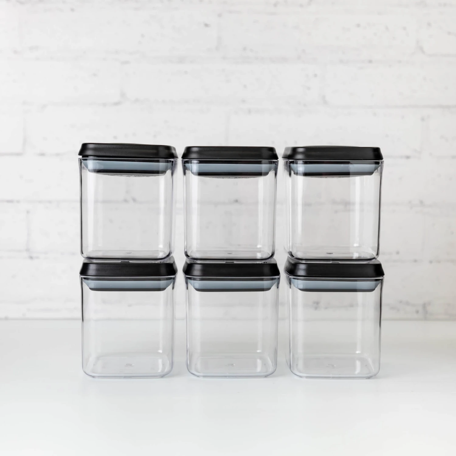 Black Push Top Spice Pantry Container | 320ml 3 Black Push Top Spice Pantry Container | 320ml