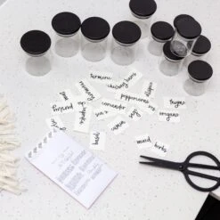 Everyday Essential Spice Jar Label Pack + Other Pack Options Available 9 Everyday Essential Spice Jar Label Pack + Other Pack Options Available -Pretty Little Designs spice jar labels