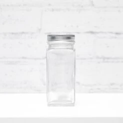 Square Glass Shaker Spice Jars | 12Pcs & 24Pcs Sets 13 Square Glass Shaker Spice Jars | 12Pcs & 24Pcs Sets -Pretty Little Designs spice jar with shaker lid 120ml