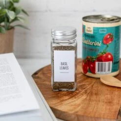 Square Glass Shaker Spice Jars | 12Pcs & 24Pcs Sets