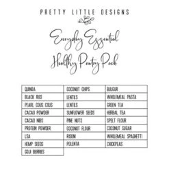 Everyday Essential Pantry Label Packs -Pretty Little Designs table all 03