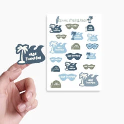 Name Sticker Pack - Retro Labels