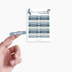 Name Sticker Pack - Medium Plain