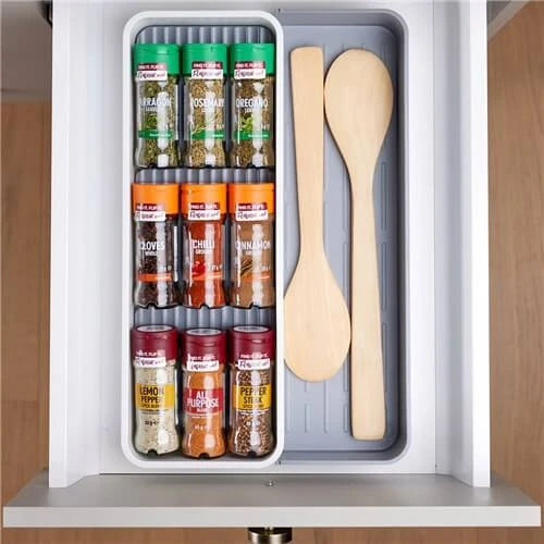2 Section Spice Organiser & Storage Compartment 3 2 Section Spice Organiser & Storage Compartment - Image 2